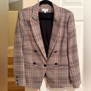 Evereve Multi Color Plaid Blazer